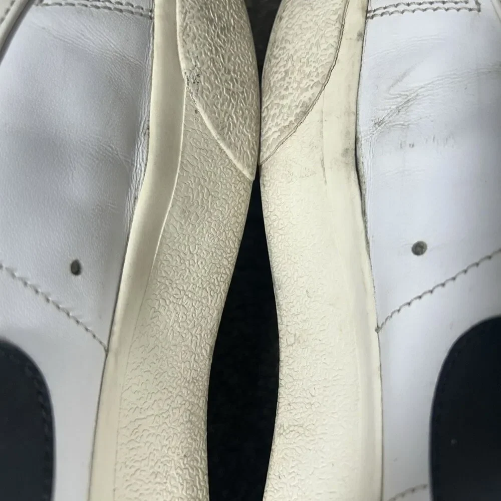 Nike Blazer Low DJ0292-101 Women’s Size 9.5 White Black Platform Shoes Used